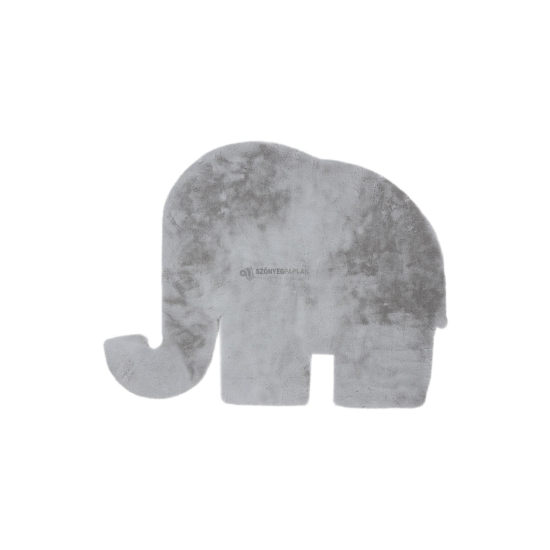 MyLuna 854 Szürke színű elefánt alakú puha gyerekszőnyeg 99-76