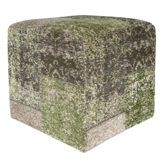 Pacino 990 Zöld kocka alakú pouf ülőke